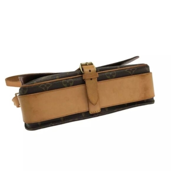 100% Authentic LOUIS VUITTON Cartouchiere GM Brown Monogram Shoulder Bag - Picture 4 of 12
